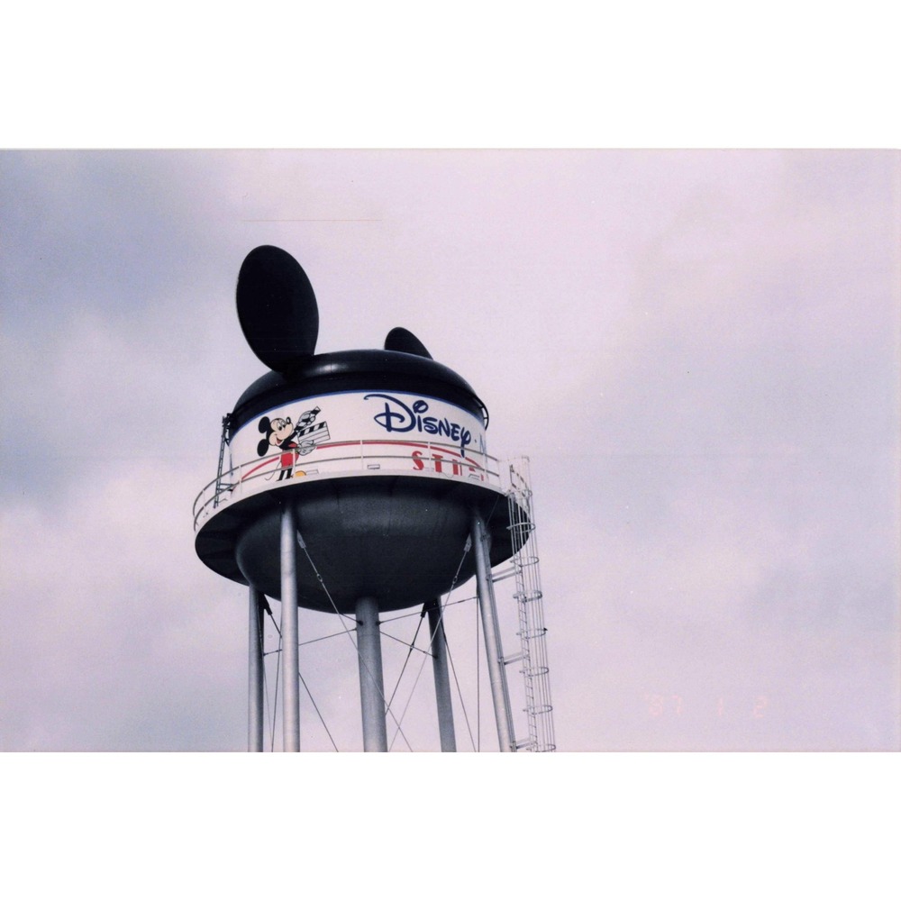 Disney MGM Studios Earffel Tower Water Tower Vintage 1987 Found Photo 4x6 - Picture 1 of 2